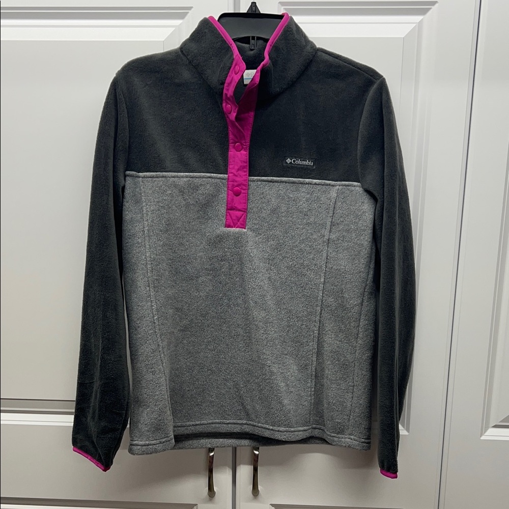 NWOT - Columbia Women's Benton Springs Half-Snap Colorblock Fleece Pullover